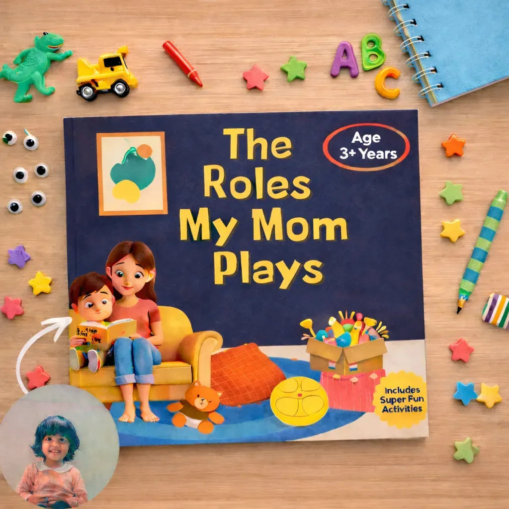 The Roles My Mom Plays | Personalized Story Book for Kids (3+ Years) product_type