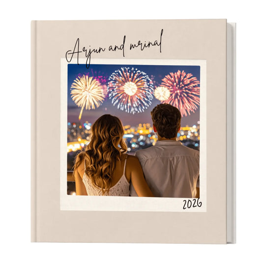 Night of fireworks - White Pebble